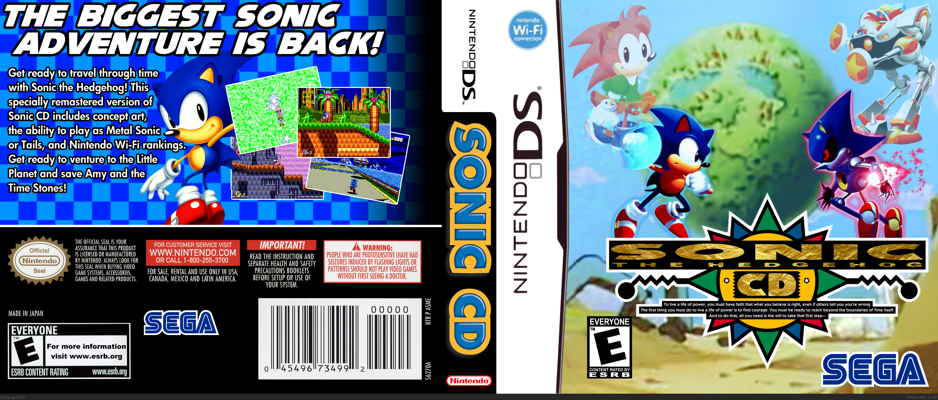 Sonic CD box cover