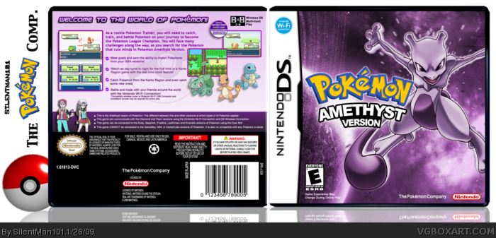 Pokemon: Amethyst Version box art cover