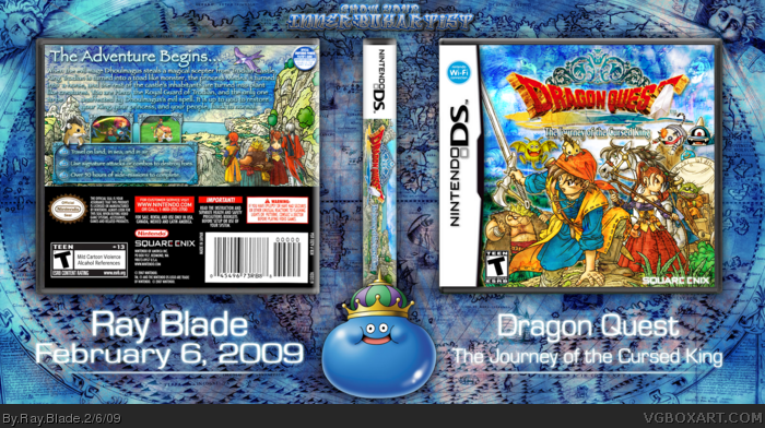 Dragon Quest: The Journey of the Cursed King box art cover