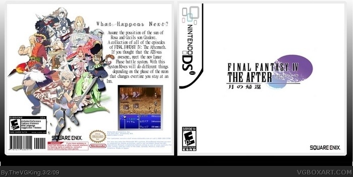 Final Fantasy IV The After Math box art cover