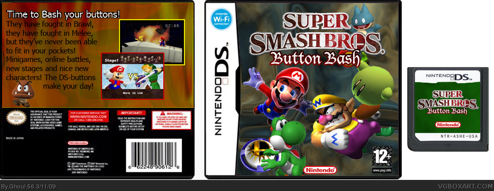 Super Smash Bros Button Bash! box cover