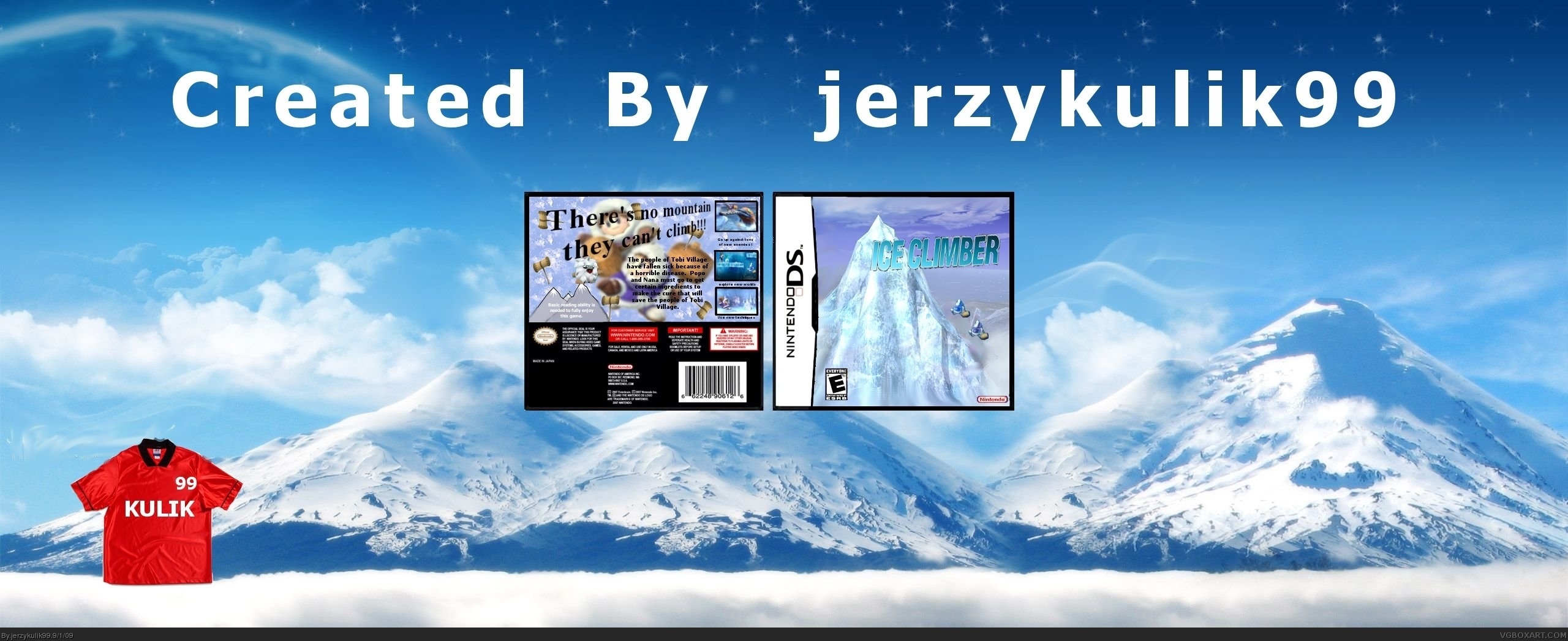 Ice Climber DS box cover