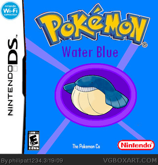 POKEMON WATER BLUE box cover