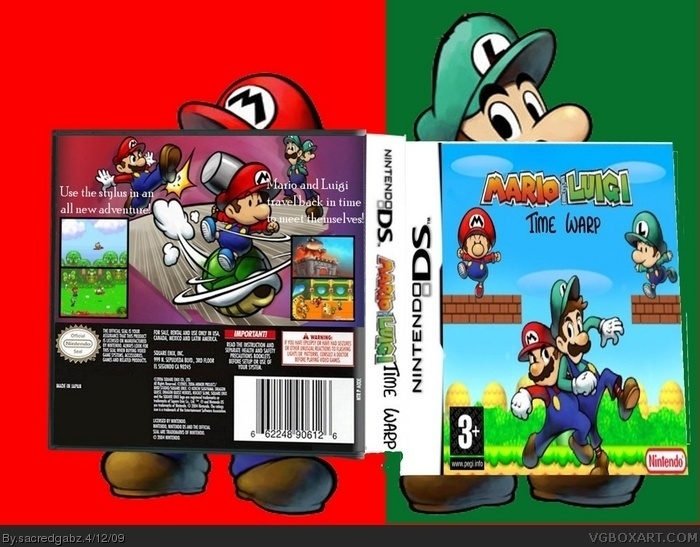 Mario and Luigi: Time Warp box art cover