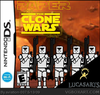 Paper Star Wars: The Clone Wars box cover