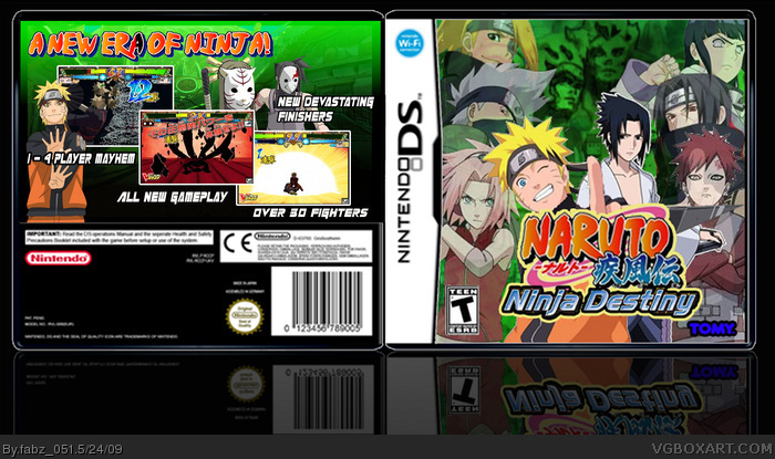 Naruto Shippuuden - Ninja Destiny box art cover