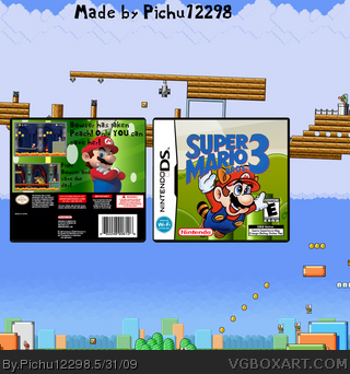 Super Mario Bros. 3 DS box art cover
