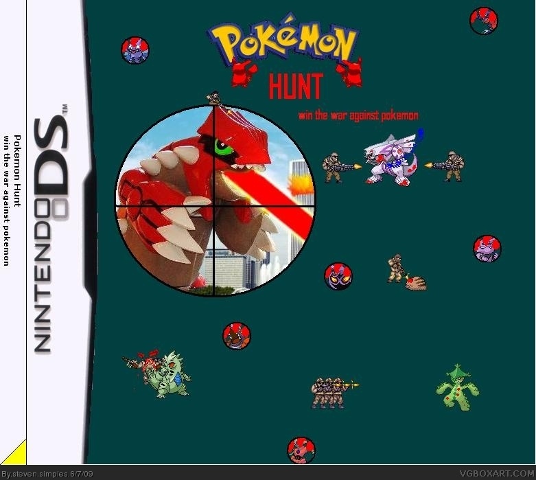 Pokemon Hunt : win the war against pokemon box cover