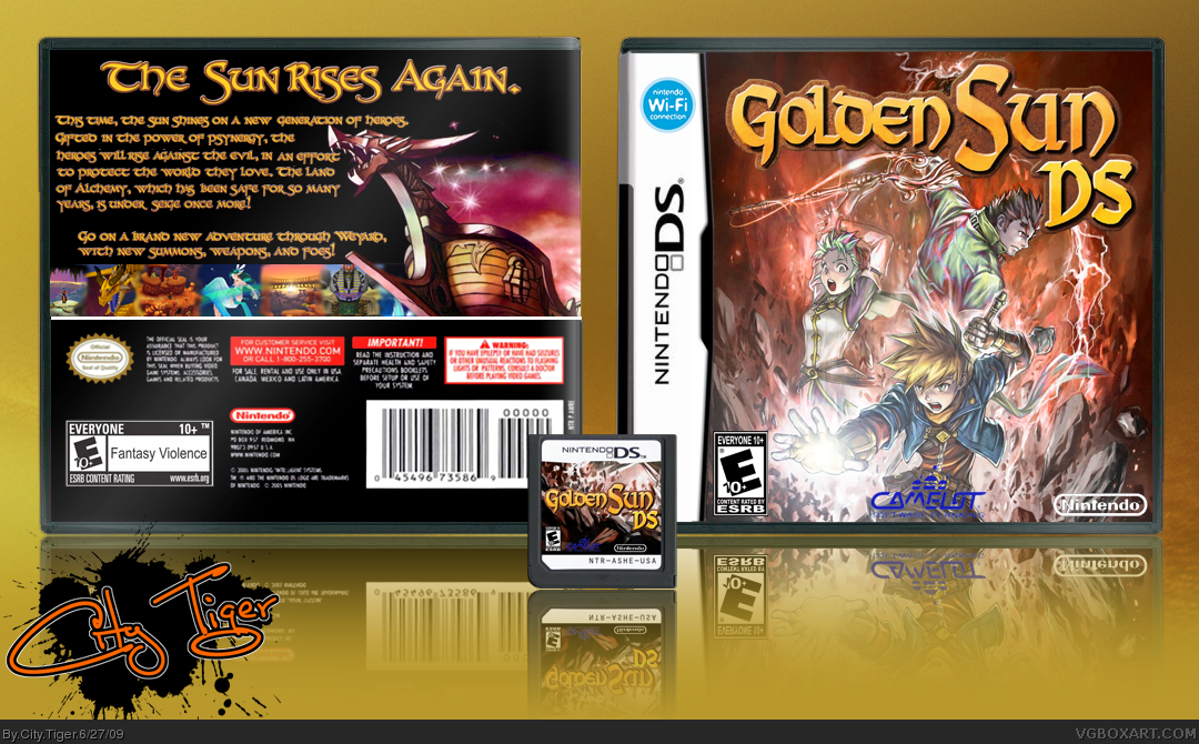Golden Sun DS box cover