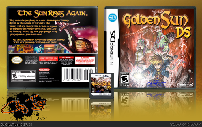 Golden Sun DS box art cover