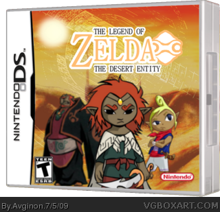The Legend of Zelda:  The Desert Enitity box art cover