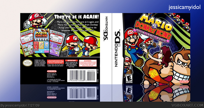 Mario vs. Donkey Kong Minis March Again box art cover