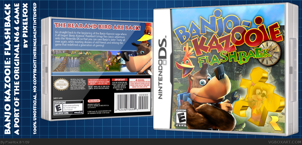 Banjo Kazooie: Flashback box cover