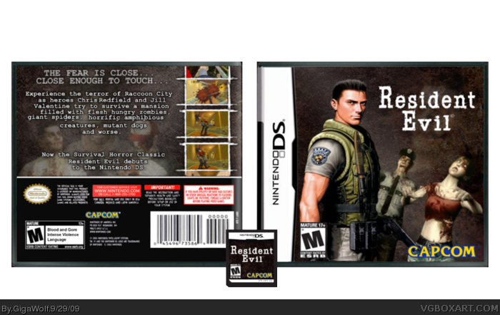 Resident Evil DS box art cover