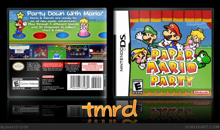 Paper Mario Party box art cover