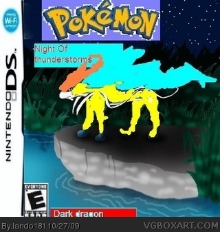 Pokemon Night Of Thuderstorms box cover