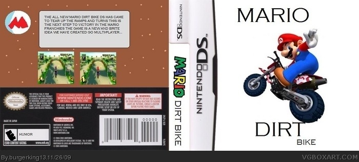 mario dirt bike box art cover
