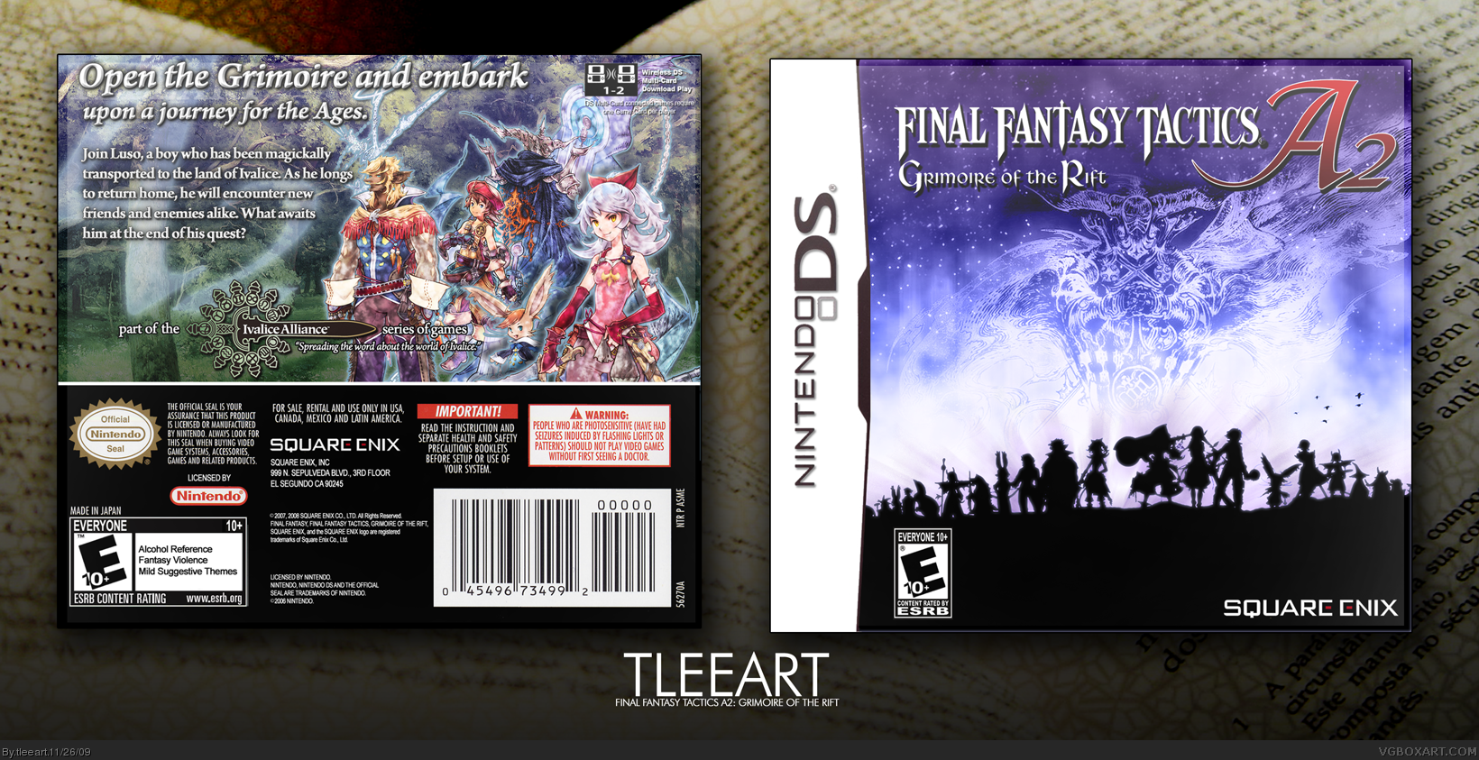 Final Fantasy Tactics A2: Grimoire of the Rift box cover