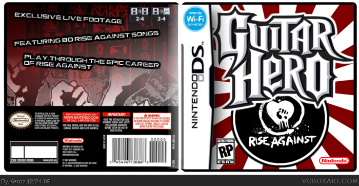 Guitar Hero Rise Against box art cover