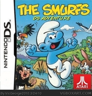 The Smurfs DS Adventure box cover