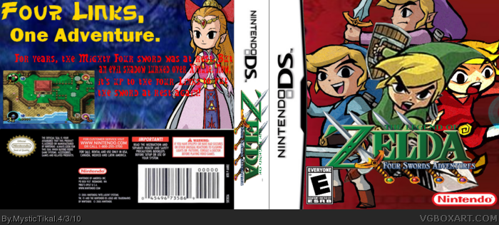 The Legend of Zelda: Four Swords Adventures box art cover