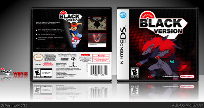 Pokemon Black Version box art cover