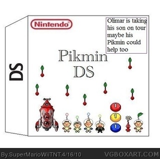 Pikmin DS box cover