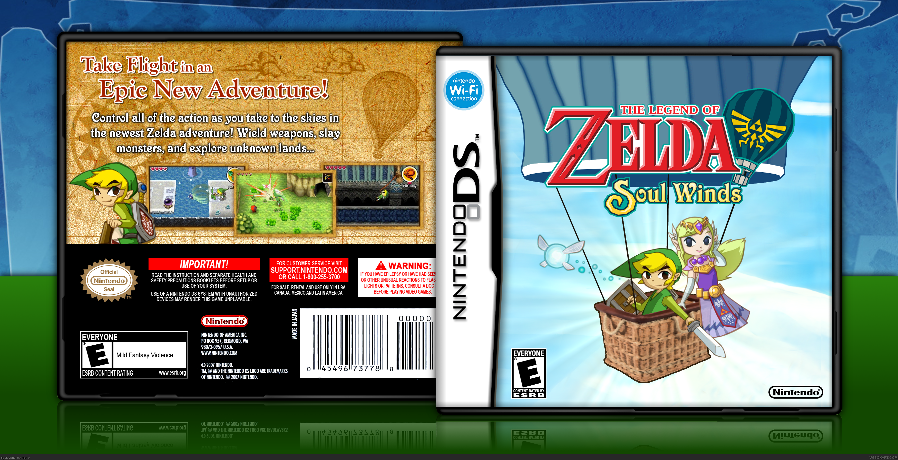 The Legend of Zelda: Soul Winds box cover