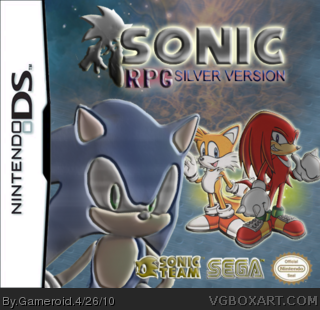Sonic RPG Silver version box cover