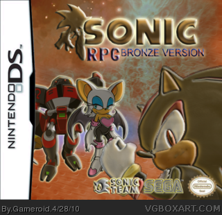 Sonic RPG Bronze version box cover