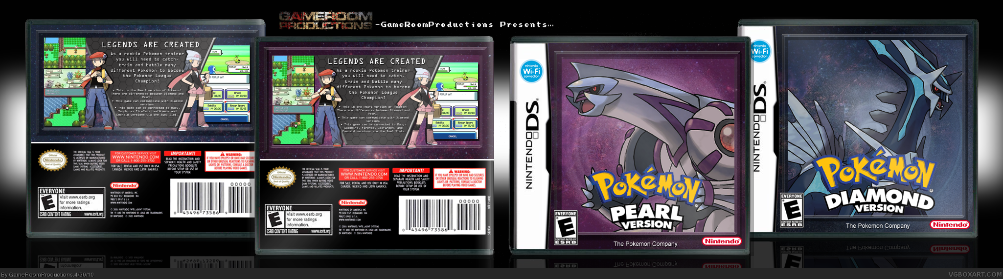 Pokemon Diamond and Pearl Versions box cover