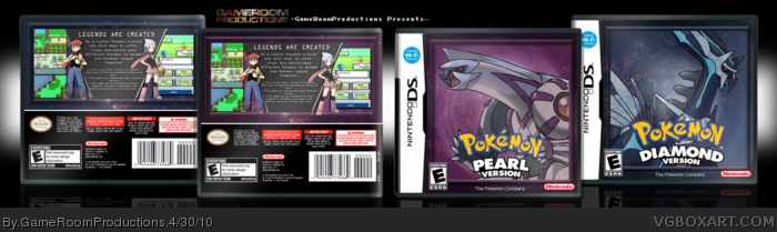 Pokemon Diamond and Pearl Versions box art cover