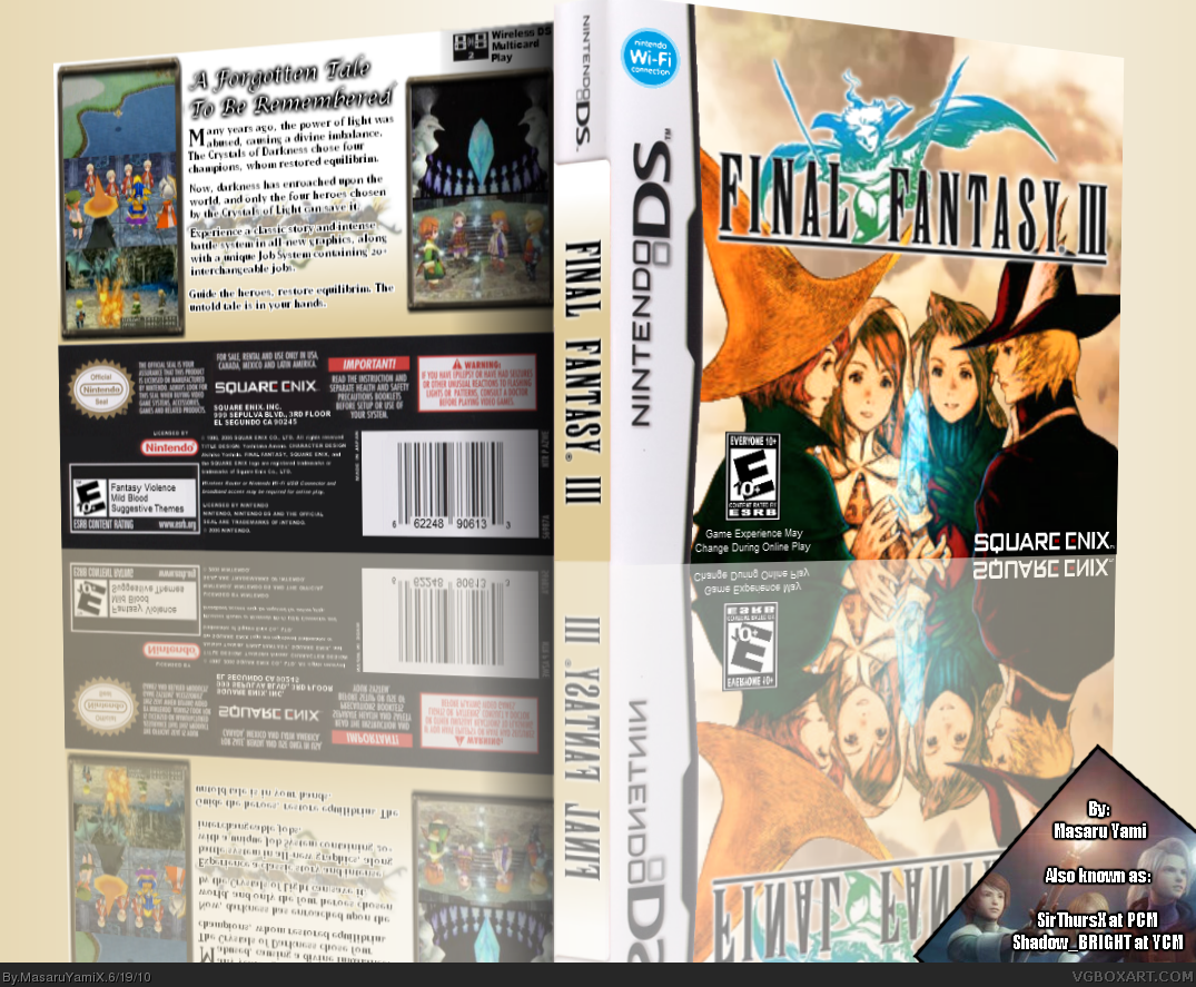 Final Fantasy III box cover