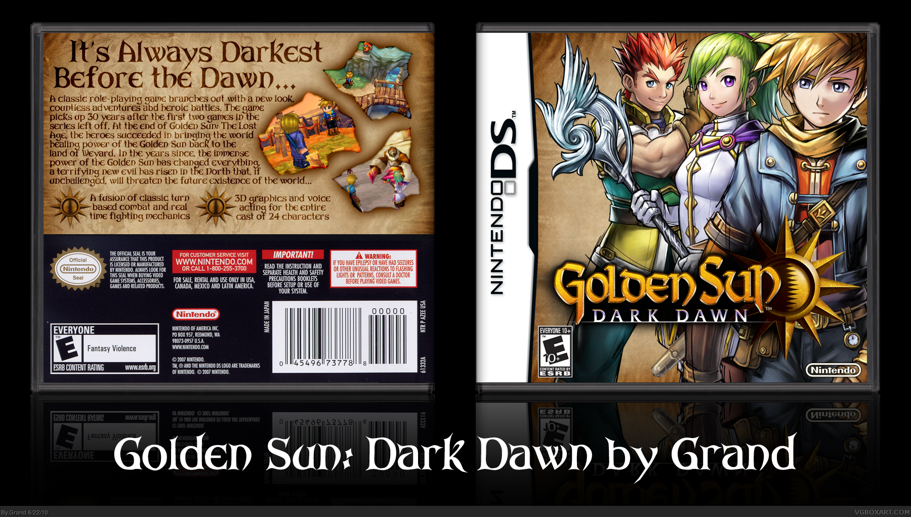 Golden Sun: Dark Dawn box cover