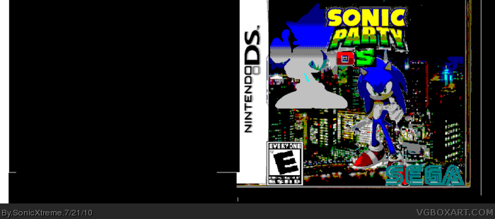 Sonic Party DS box art cover