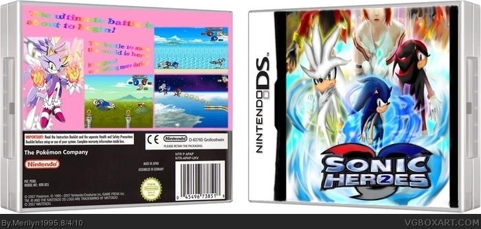 Sonic Heroes 2 box art cover