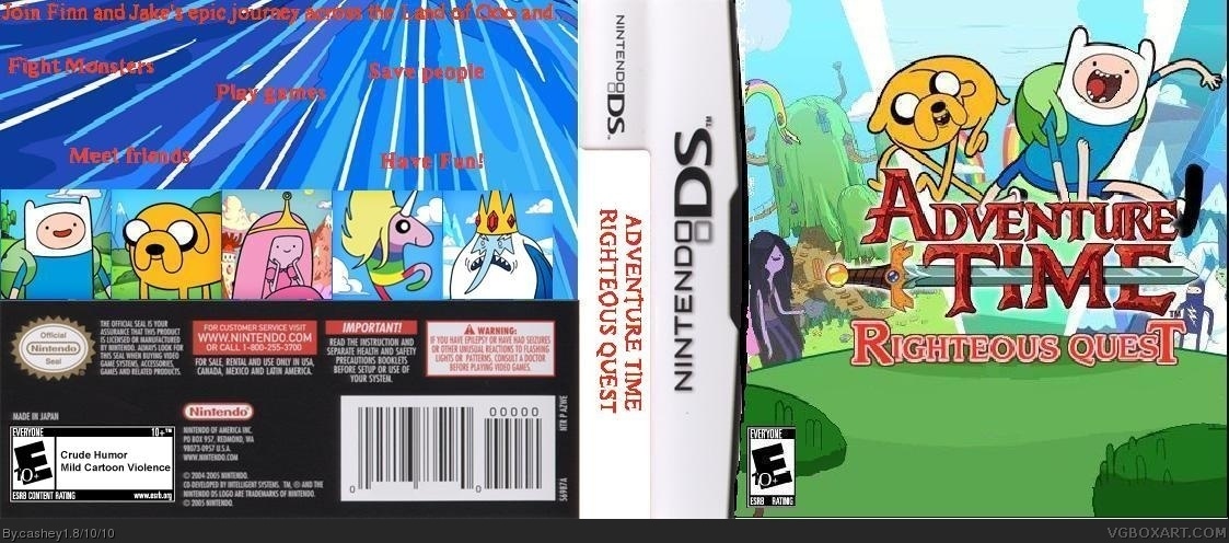 Adventure Time: Righteous Quest box cover