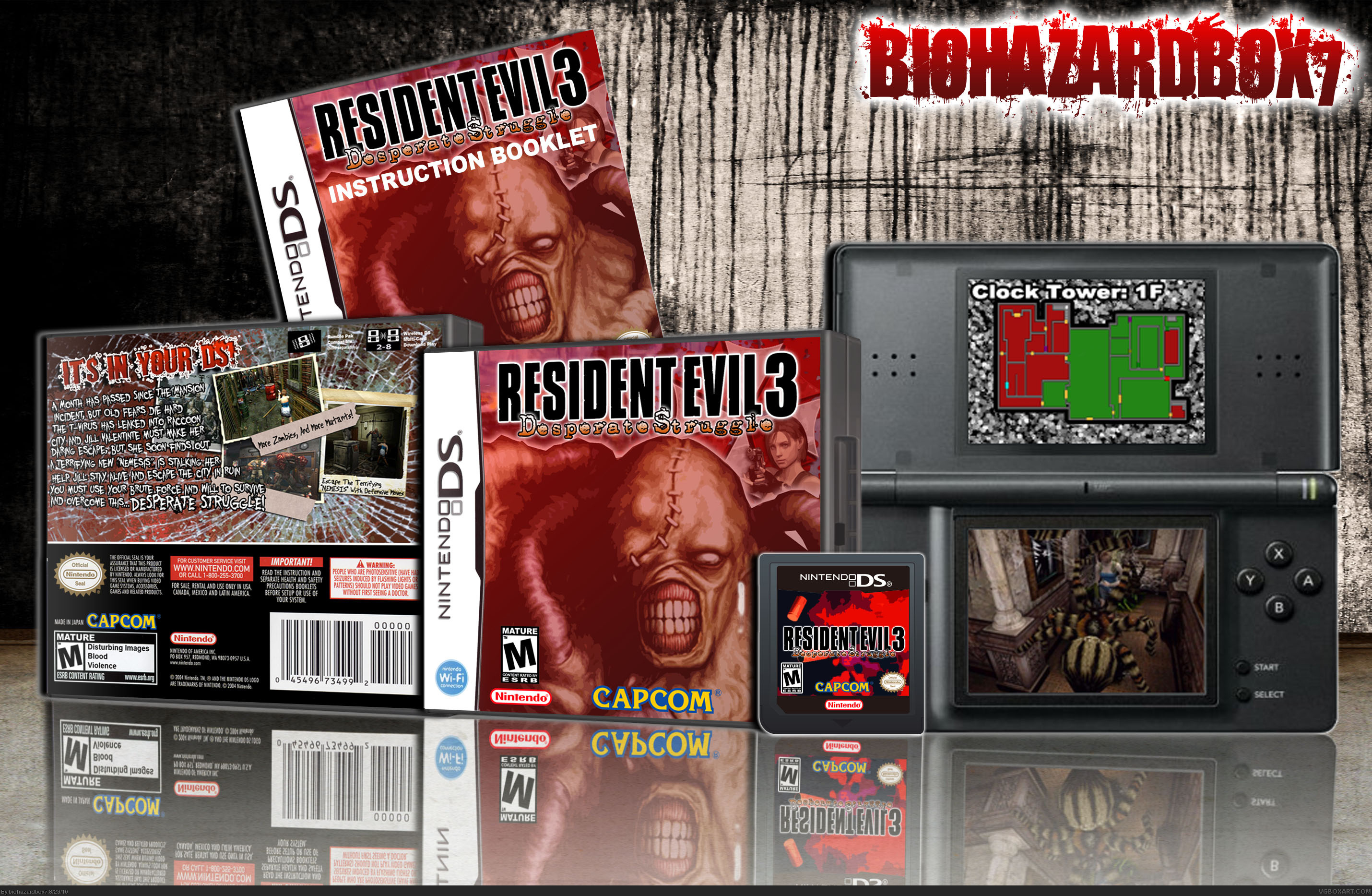 Resident Evil 3: Desperate Struggle box cover