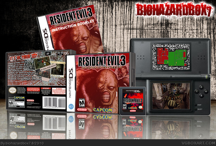 Resident Evil 3: Desperate Struggle box art cover