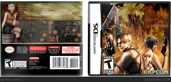 Resident Evil 4: DS Edition box art cover