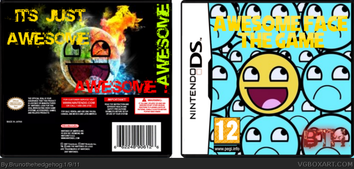 Awesome Face : The Game box art cover