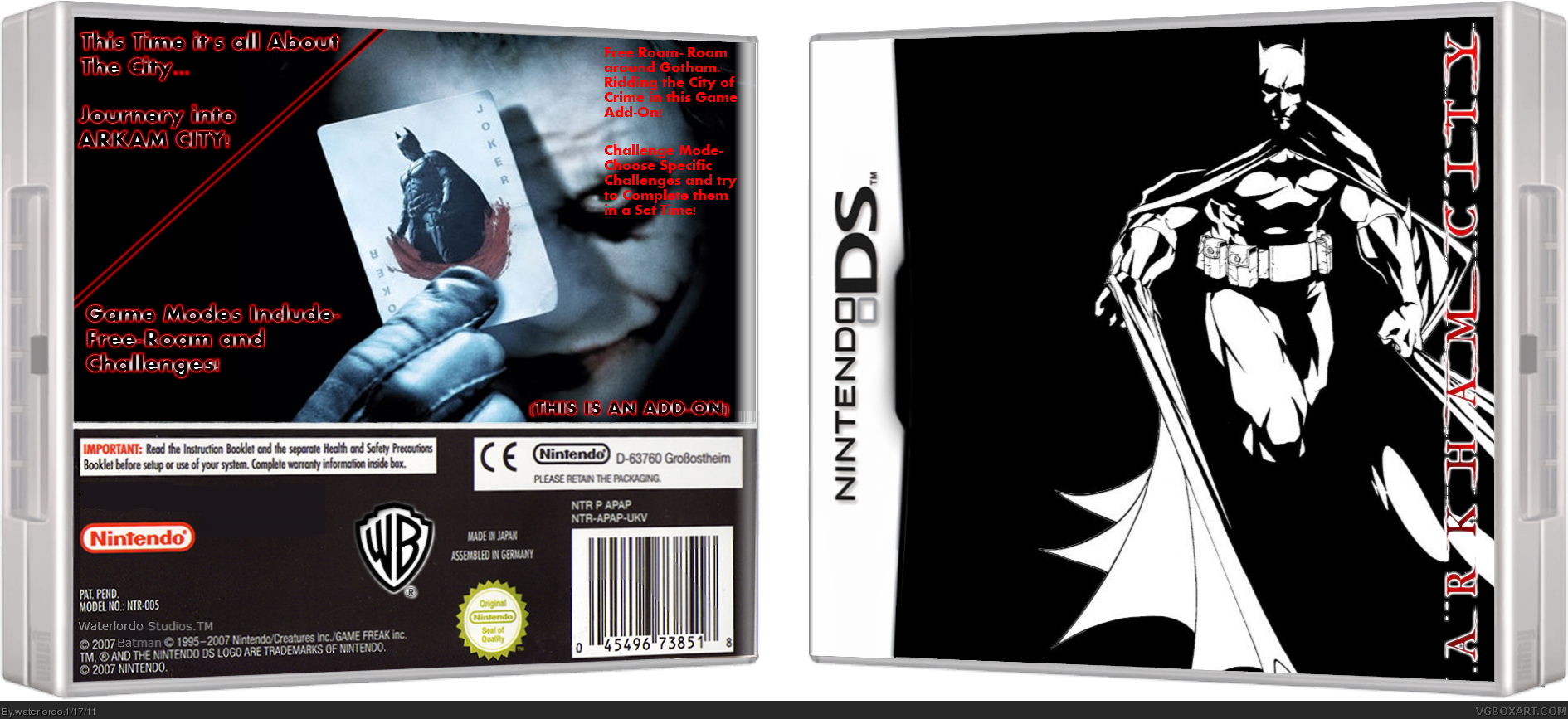 Batman DS (Game Add-On: Arkham City) box cover