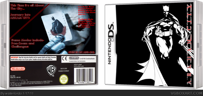 Batman DS (Game Add-On: Arkham City) box art cover