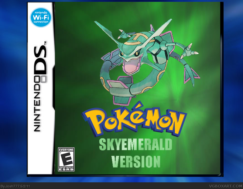 Pokemon SkyEmerald Version box cover