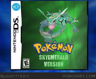 Pokemon SkyEmerald Version box art cover