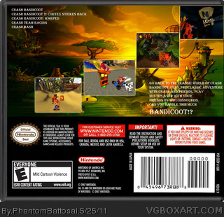 Crash Bandicoot box art cover