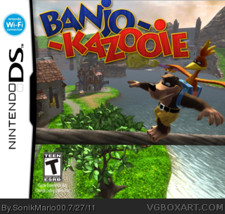Banjo-Kazooie DS box art cover