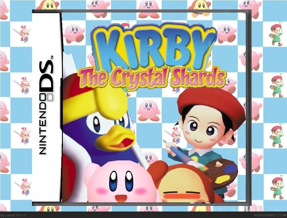 Kirby: The Crystal Shards DS box cover