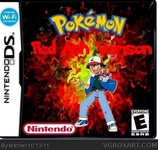 Pokemon Red Ash Verison box cover