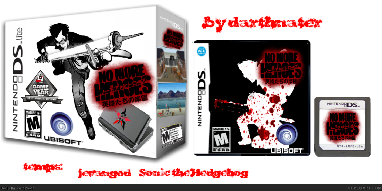 No More Heroes DS Bundle Pack box cover